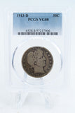 1913-D PCGS VG08 Barber Half Dollar Business Strike 50C