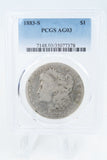 1883-S PCGS AG03 Morgan Dollar Business Strike