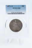 1877-CC PCGS G04 Liberty Seated Half Dollar Business Strike 50C