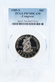 1989-S PCGS PR70DCAM Congress Modern Commemorative Half Dollar Proof 50C