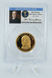 2008-S PCGS PR69DCAM John Quincy Adams Presidential Dollar Proof
