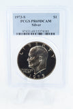 1973-S PCGS PR69DCAM Silver Eisenhower Ike Dollar Proof