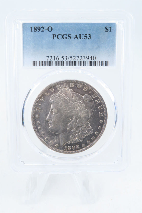 1892-O PCGS AU53 Morgan Dollar Business Strike