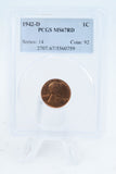 1942-D PCGS MS67RD Lincoln Wheat Cent Business Strike 1C