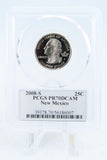 2008-S PCGS PR70DCAM New Mexico State Quarter Proof 25C