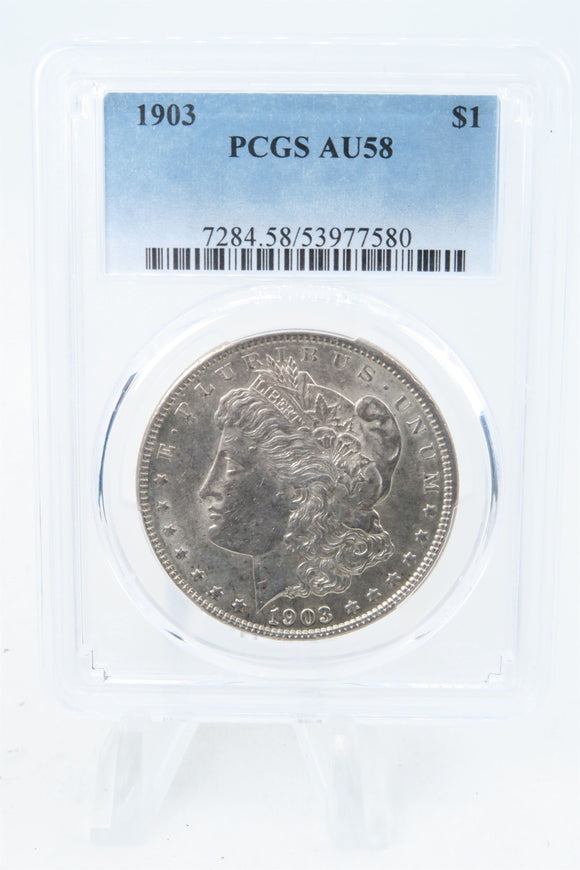 1903-P PCGS AU58 Morgan Dollar Business Strike