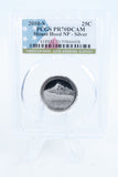 2010-S PCGS PR70DCAM Silver Mount Hood NP Quarter Proof 25C