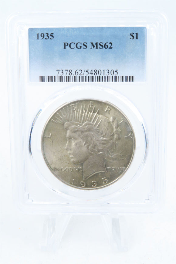 1935-P PCGS MS62 Peace Dollar Business Strike