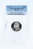 1997-S PCGS PR70DCAM Silver Washington Quarter Proof 25C