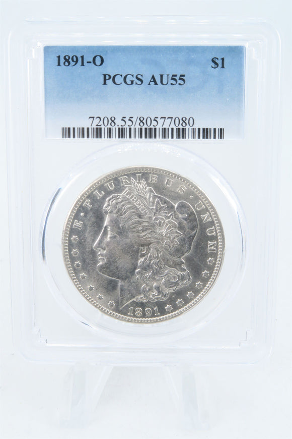 1891-O PCGS AU55 Morgan Dollar Business Strike