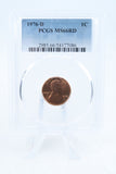 1976-D PCGS MS66RD Lincoln Memorial Cent Business Strike 1C