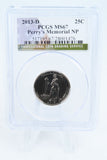 2013-D PCGS MS67 Perry's Memorial NP Quarter Business Strike 25C