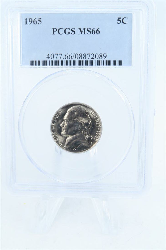 1965-P PCGS MS66 Jefferson Nickel Business Strike 5C