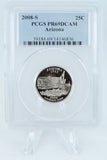 2008-S PCGS PR69DCAM Arizona State Quarter Proof 25C