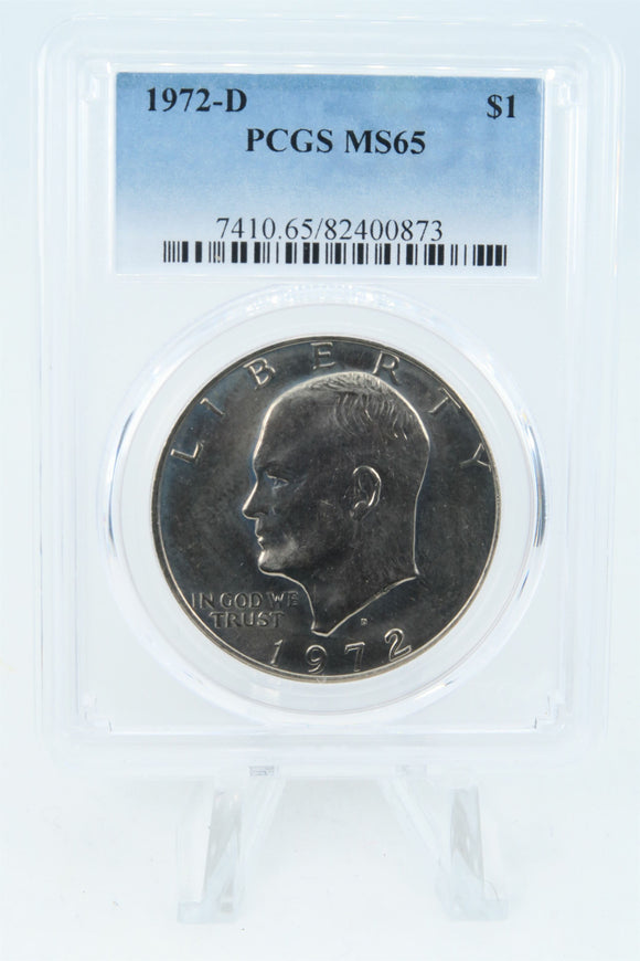 1972-D PCGS MS65 Eisenhower Ike Dollar Business Strike