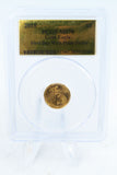 2015-P PCGS MS70 1/10th oz Gold Eagle Business Strike *Gold Foil Label