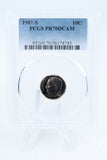 1987-S PCGS PR70DCAM Roosevelt Dime Proof 10C