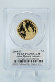 2008-S PCGS PR69DCAM John Quincy Adams Presidential Dollar Proof