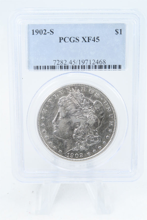 1902-S PCGS XF45 Morgan Dollar Business Strike