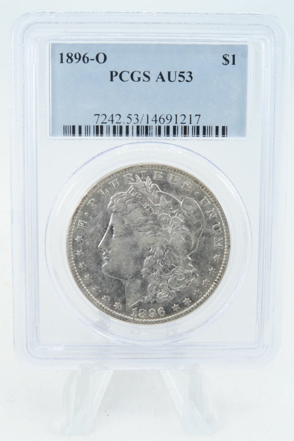 1896-O PCGS AU53 Morgan Dollar Business Strike