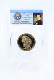 2010-S PCGS PR70DCAM Franklin Pierce Presidential Dollar Proof