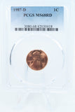 1987-D PCGS MS68RD Lincoln Memorial Cent Business Strike 1C