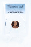 2008-S PCGS PR70DCAM Lincoln Memorial Cent Proof 1C