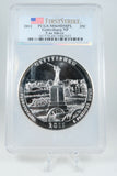 2011-P PCGS MS69DMPL Gettysberg NP 5 Oz Silver Coin 25C