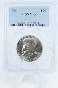 1963-P PCGS MS65 Franklin Half Dollar Business Strike 50C