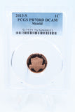 2013-S PCGS PR70DCAM Lincoln Shield Cent Proof 1C