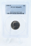 1985-P PCGS MS66FS Jefferson Nickel Full Steps Business Strike 5C