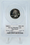 2000-S PCGS PR69DCAM Maryland State Quarter Proof 25C