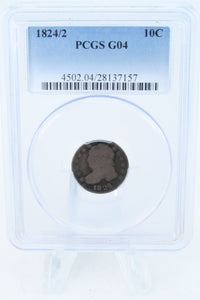 1824/2-P PCGS G04 Capped Bust Dime Business Strike 10C