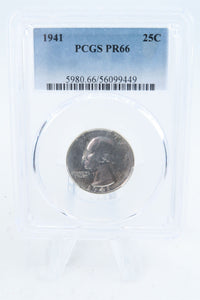 1941-P PCGS PR66 Washington Quarter Proof 25C
