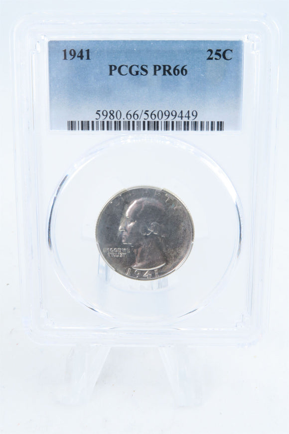 1941-P PCGS PR66 Washington Quarter Proof 25C