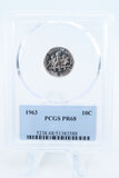 1963-P PCGS PR68 Roosevelt Dime Proof 10C