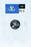 2002-S PCGS PR69DCAM Silver Louisiana State Quarter Proof 25C