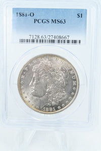 1881-O PCGS MS63 Morgan Dollar Business Strike