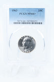 1963-P PCGS MS66+ Washington Quarter Business Strike 25C