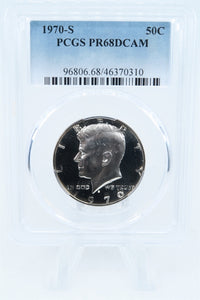 1970-S PCGS PR68DCAM Kennedy Half Dollar Proof 50C