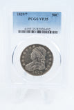1829/7-P PCGS VF35 Capped Bust Half Dollar Business Strike 50C
