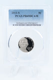 2011-S PCGS PR69DCAM Jefferson Nickel Proof 5C