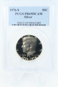 1976-S PCGS PR69DCAM Silver Kennedy Half Dollar Proof 50C