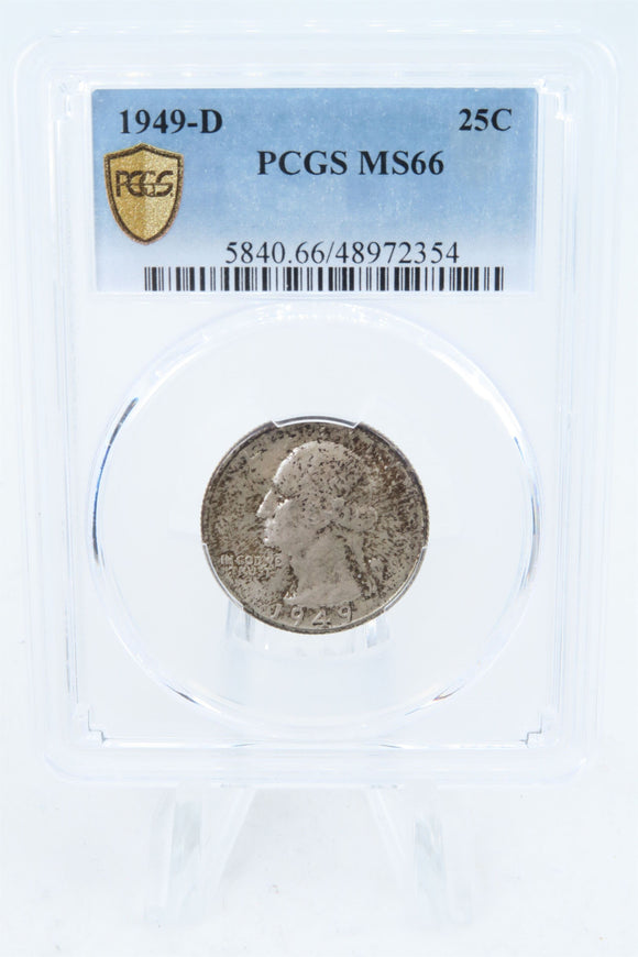 1949-D PCGS MS66 Washington Quarter Business Strike 25C