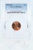 1993-D PCGS MS68RD Lincoln Memorial Cent Business Strike 1C