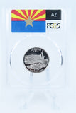 2008-S PCGS PR69DCAM Silver Arizona State Quarter Proof 25C