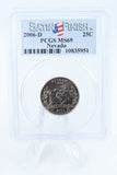 2006-D PCGS SP69 Nevada Satin Finish State Quarter 25C