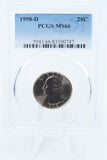 1998-D PCGS MS66 Washington Quarter Business Strike 25C
