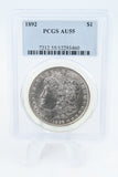 1892-P PCGS AU55 Morgan Dollar Business Strike
