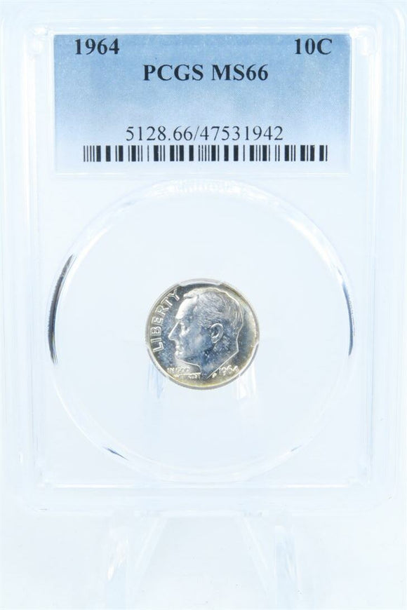 1964-P PCGS MS66 Roosevelt Dime Business Strike 10C